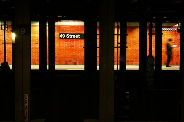 Photograph of the 49th Street subway station by luluinnyc | Amy Dreher